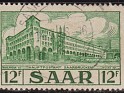 Germany 1952 Saar 12 F Green Scott 239